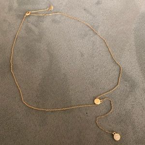 Spartina Gold Delicate Drip Necklace